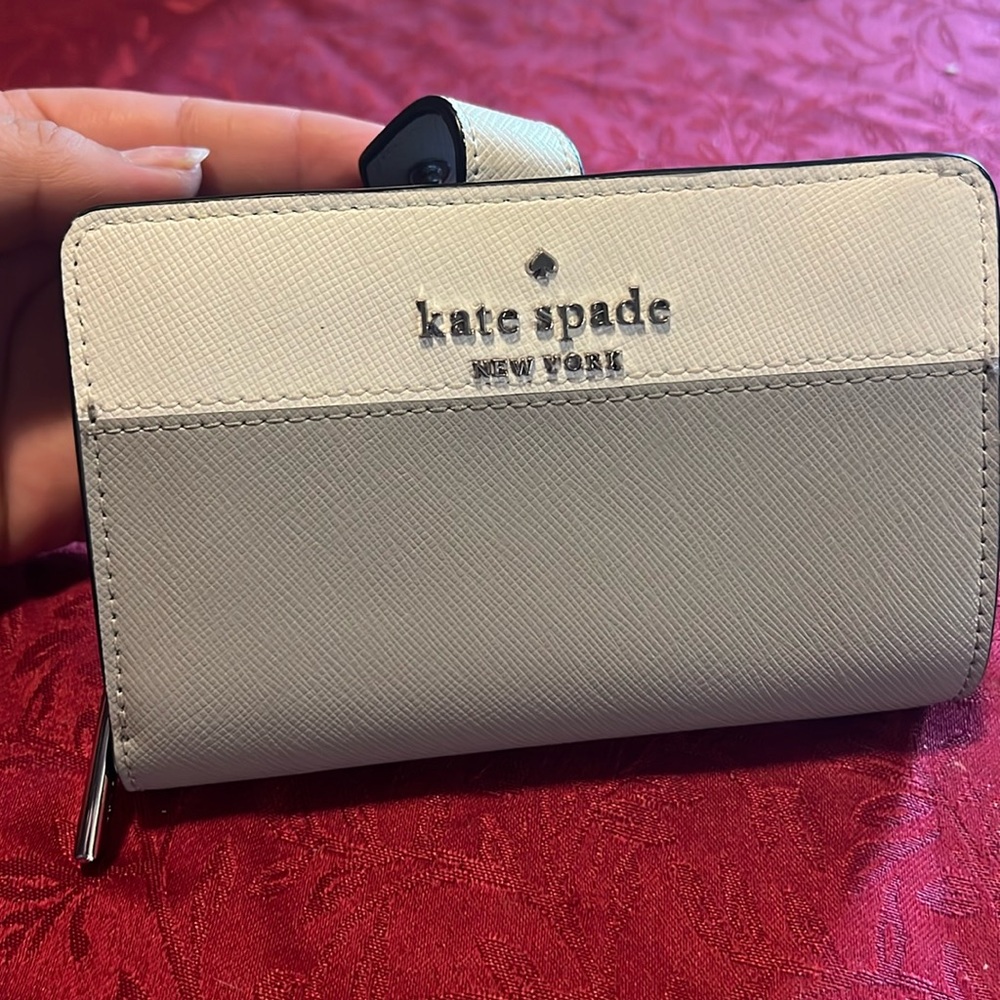 Gray & Black Kate Spade Wallet